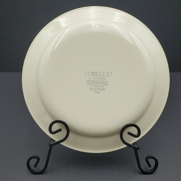 Corelle Embroidery Salad Bread Dessert Plates Corning Pink Blue Floral Plates - Picture 4 of 6